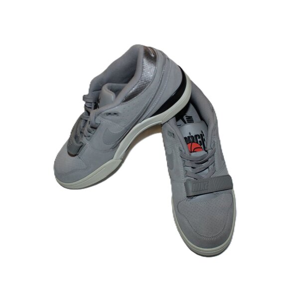 NIKE AIR FORCE MEN\'S MED GREY AAF88 LOW TOP SUEDE SNEAKERS US MEN 8.5/ WOMEN 10 main image 7
